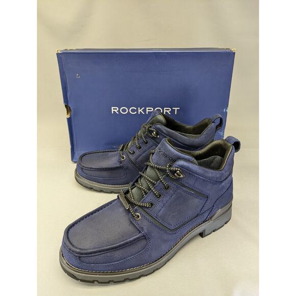 Rockport Men's Total Motion Trek Umbwe C16416 Hiking Boot, Inkspot, 9 Wide - Picture 1 of 9